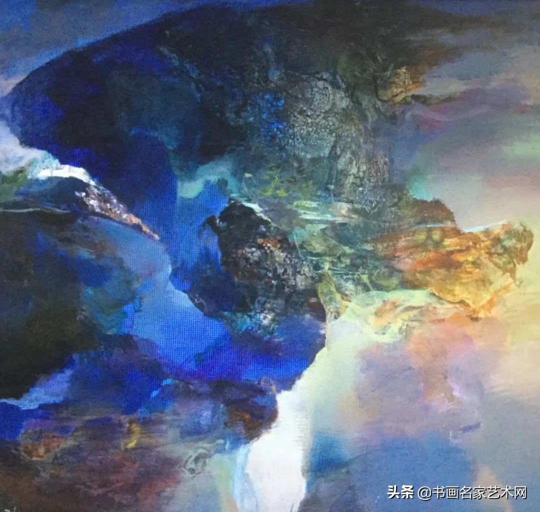 杨兴雅意向山水油画作品欣赏,艺术中国杨建宏绘画作品鉴赏