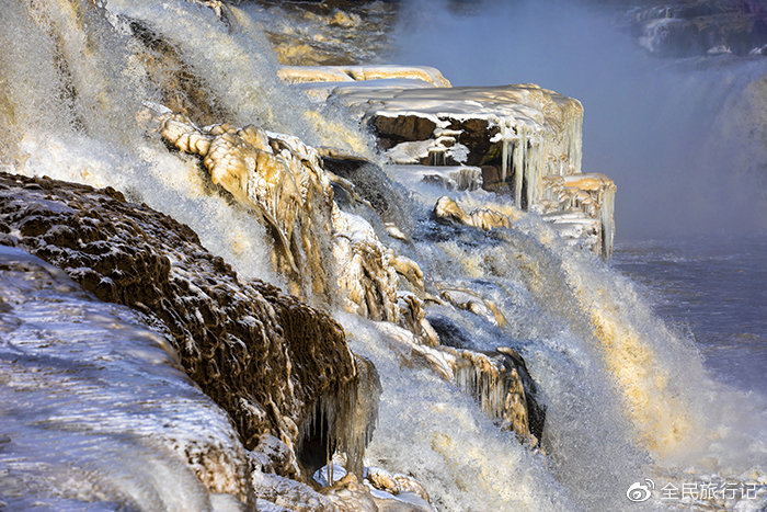 冬天的壶口,冬日小壶口