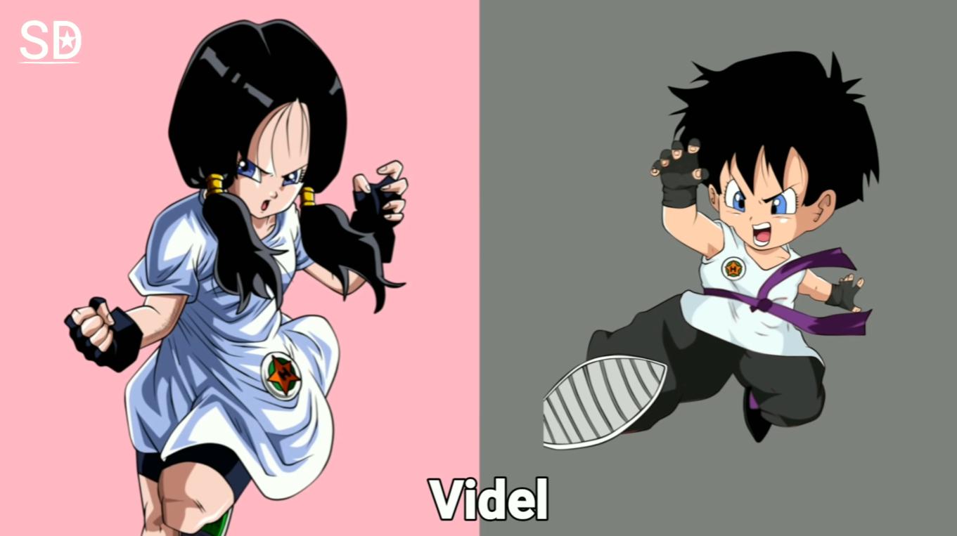 龙珠人物成年、童年对比图：萌娃悟空和悟饭！反派团个个是沙雕