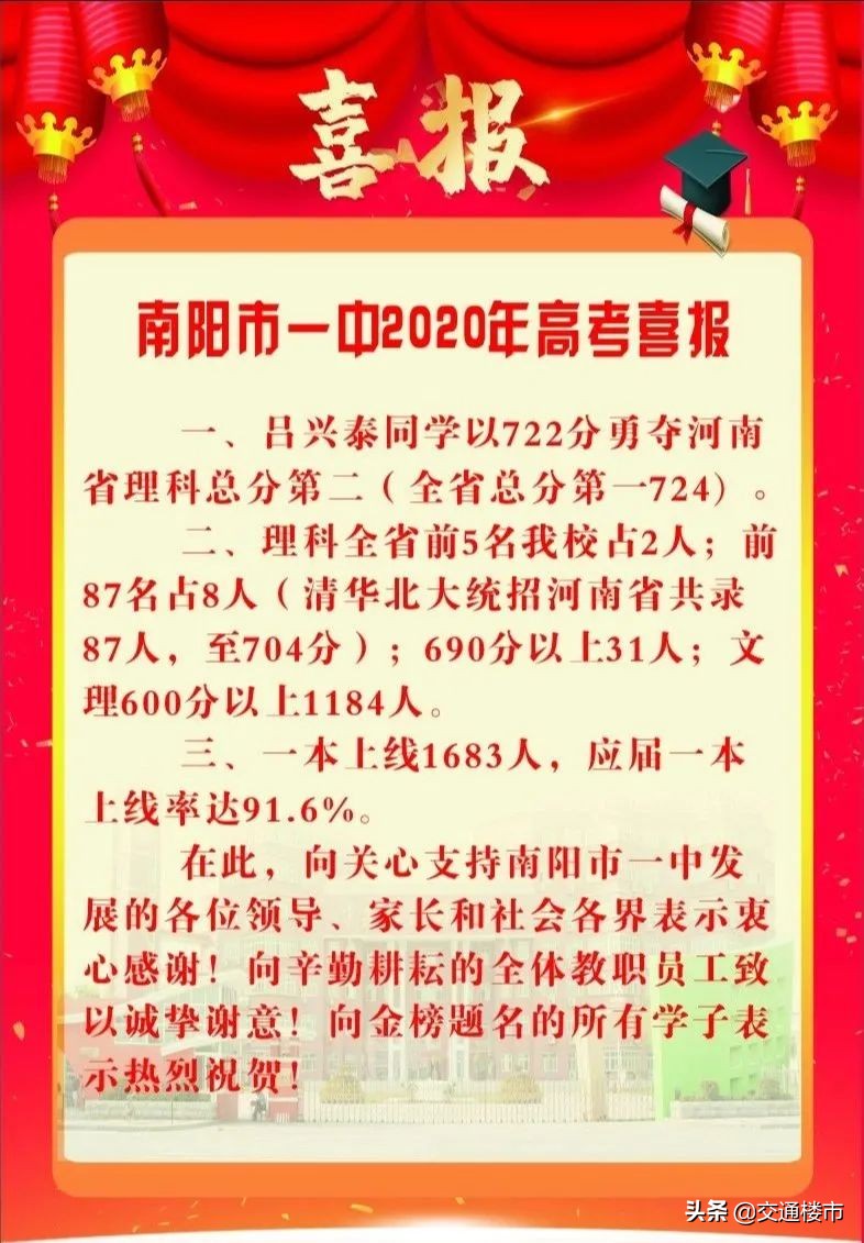 2020年南阳最好的初中排名榜,南阳市各个初中2020年升学排名