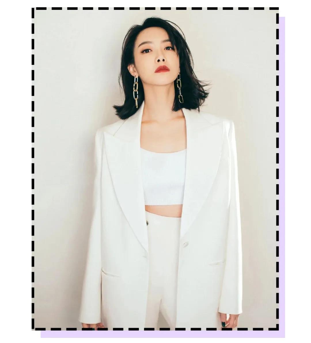 辛芷蕾发型方圆脸,辛芷蕾御姐发型