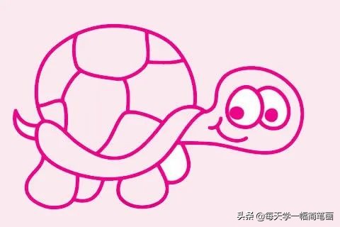 小乌龟简笔画的各种画法,如何画乌龟的简笔画教程