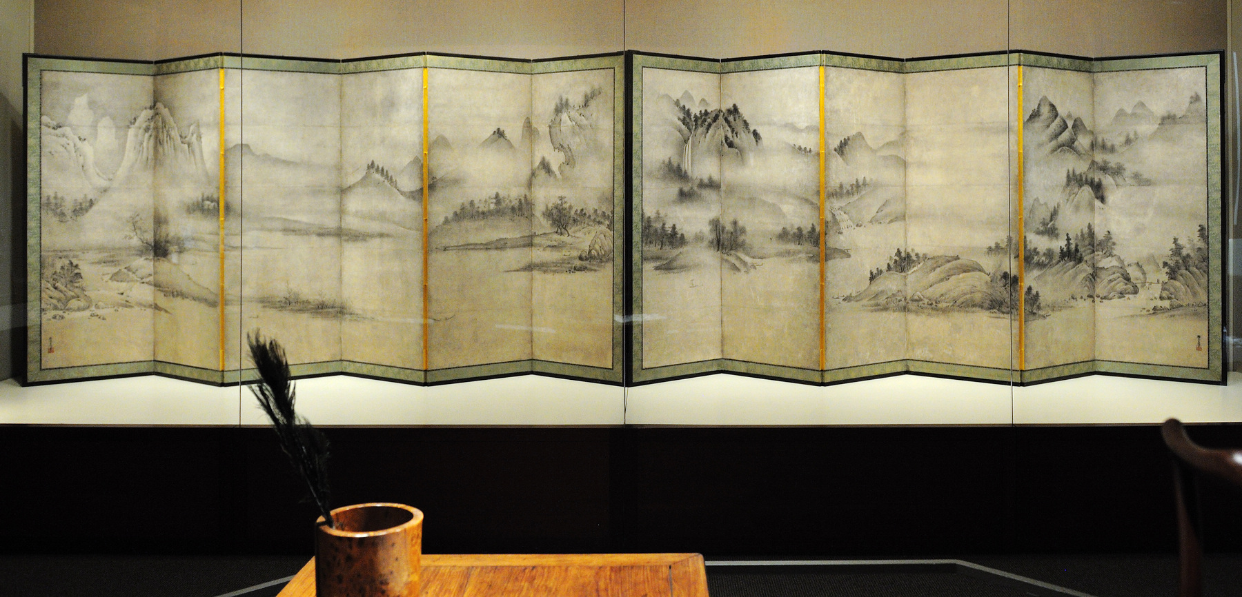 日本画家浮世绘一帆风顺风景画,日本画家张大千