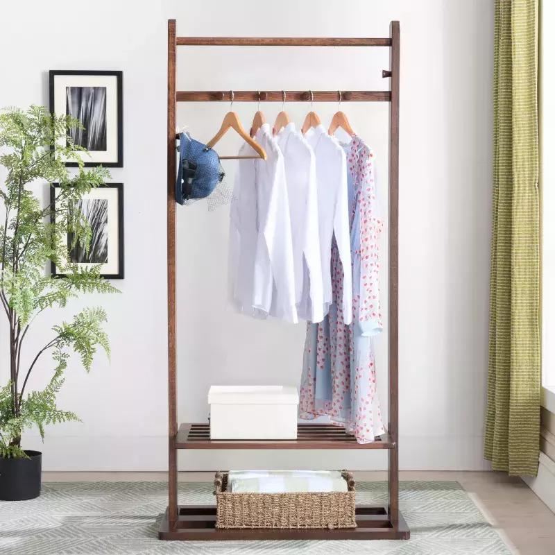 实木衣帽架哪个款式实用,选购实木落地衣帽架的技巧有哪些