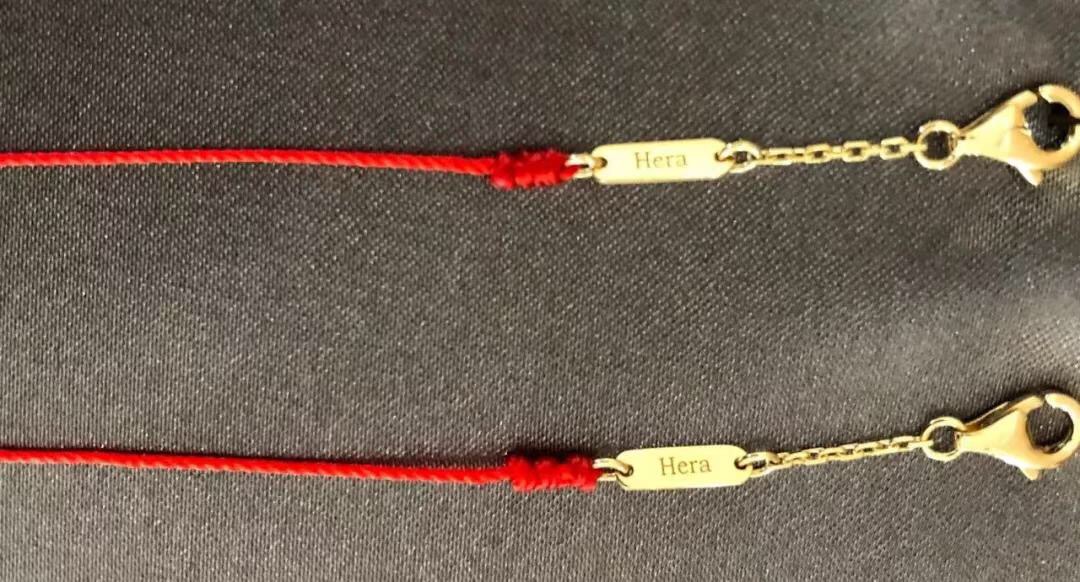 东大门猪年转运红绳手链,猪年红绳手链