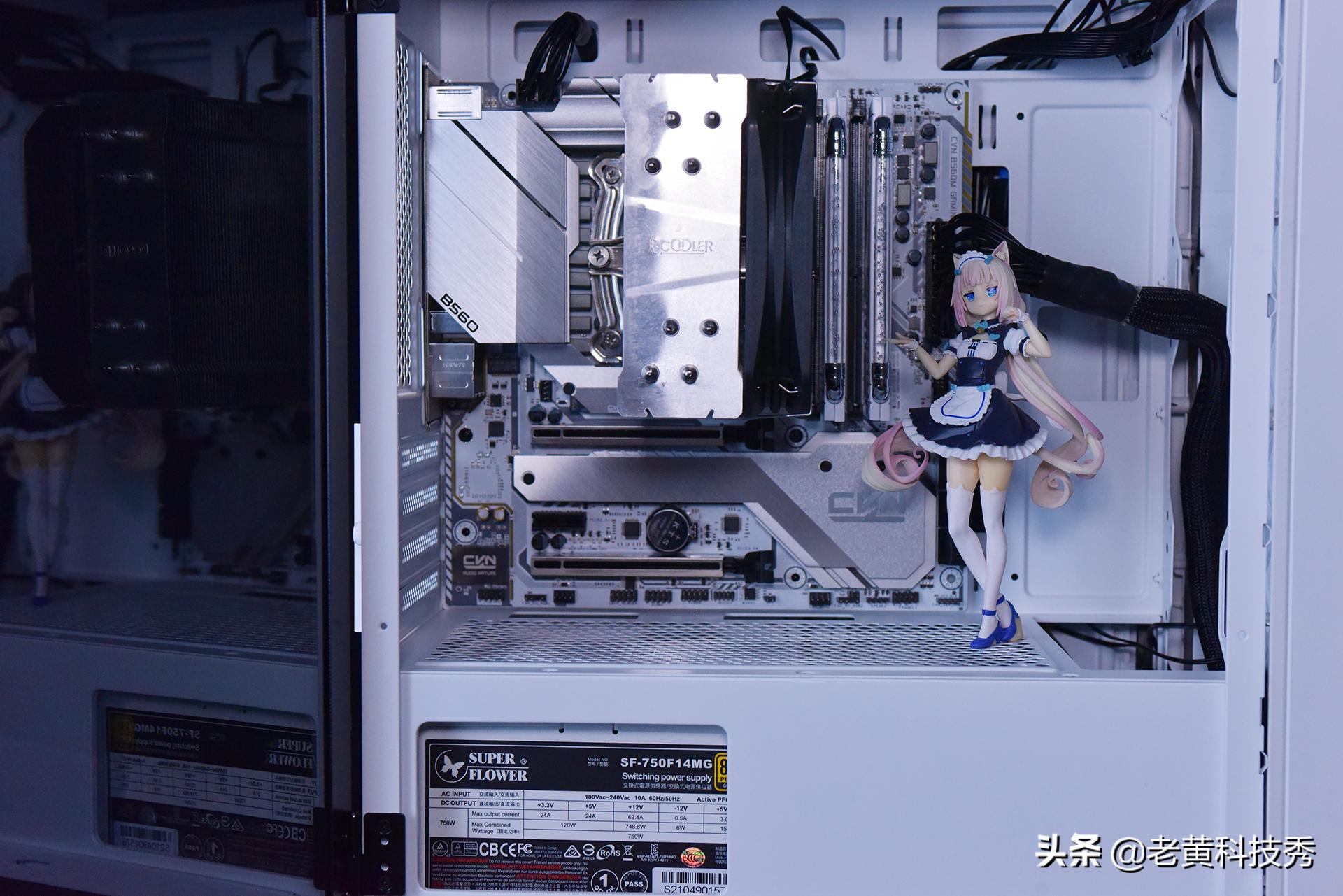 白色主机无显卡搭配,纯白主机配黑机箱