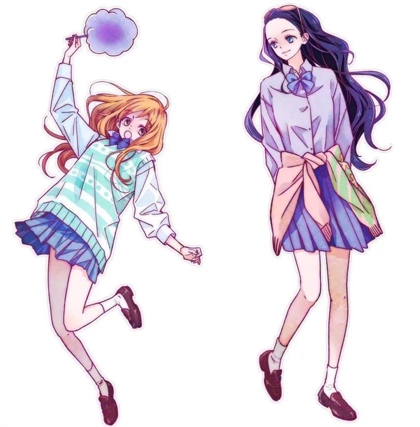 海贼王路飞女帝插画,海贼王p图素材路飞女帝