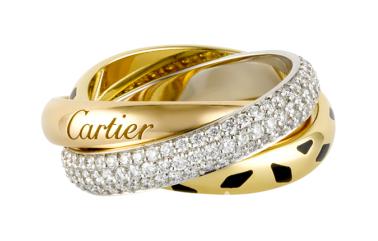 Cartier卡地亚戒指尺寸怎么选,cartier卡地亚三钻戒指