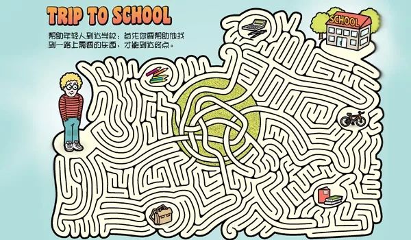 3-4岁空间方位思维训练游戏,0—6岁儿童逻辑思维迷宫游戏