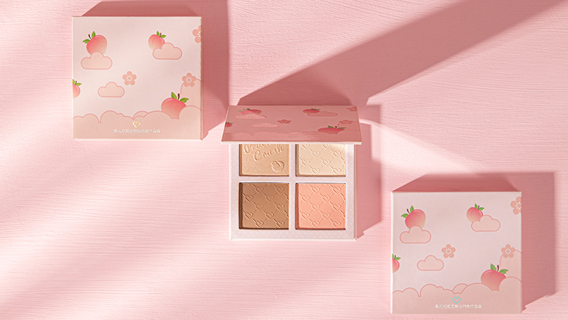 花西子高光修容盘使用教程,彩棠修容盘使用方法