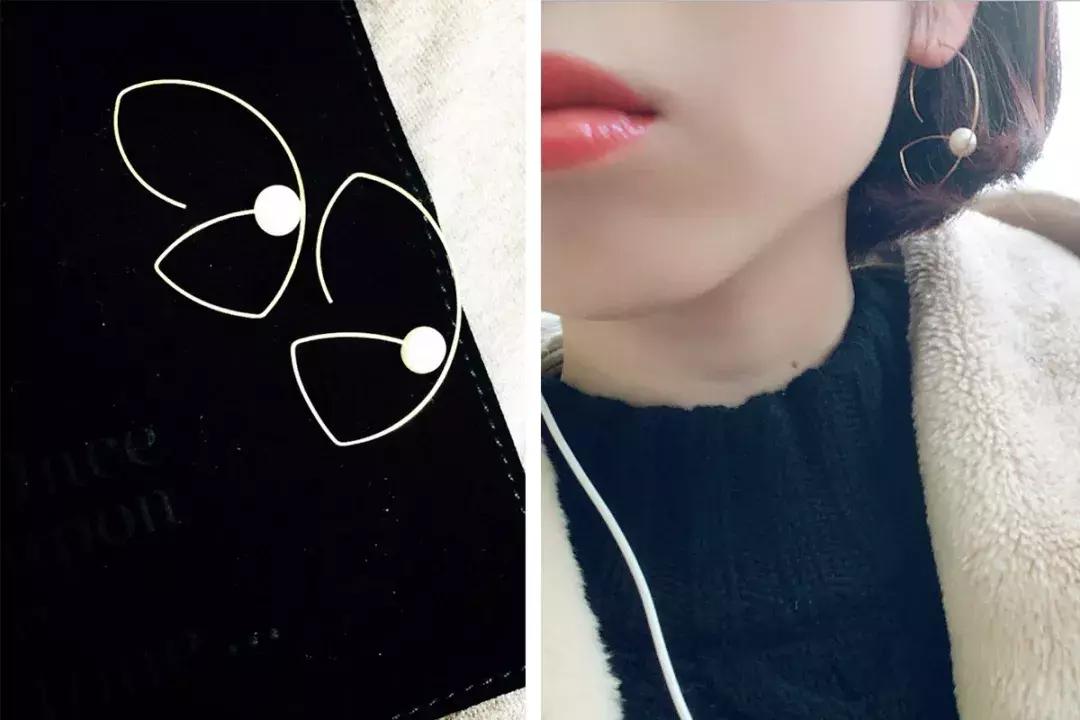 耳环戴的大一点显脸小,耳环气场高