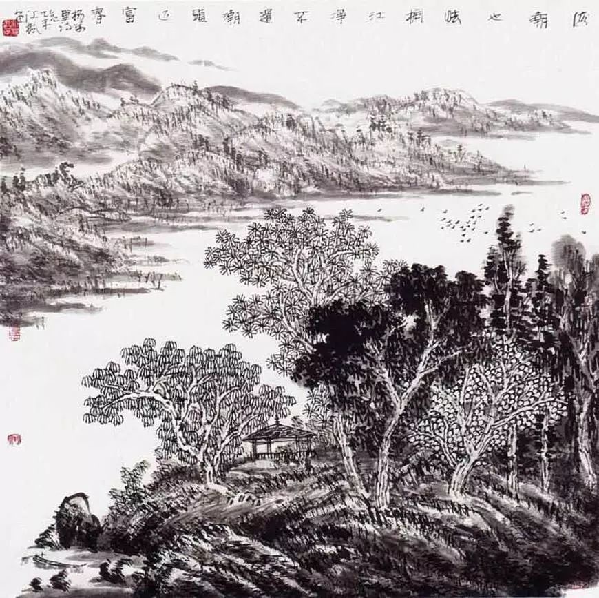 融汇南北诗情画意——品鉴江枫山水艺术