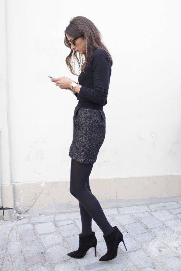 冬天露腿怎么穿袜子才不裂开,冬天如何露袜子