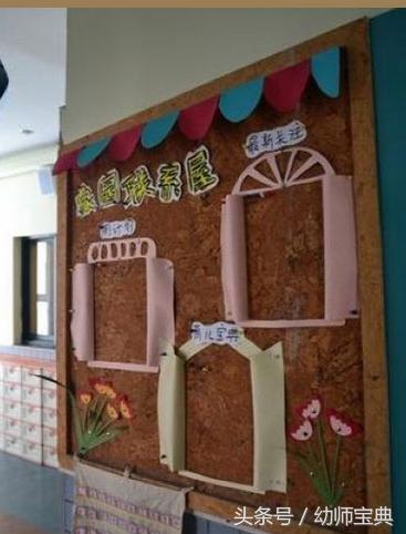 有趣的家园联系栏,黑白格家园联系栏环创简单大方