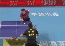 直板反手推挡球技术的动作要点,乒乓球直板推挡好的选手如何应对