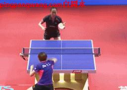 直板反手推挡球技术的动作要点,乒乓球直板推挡好的选手如何应对