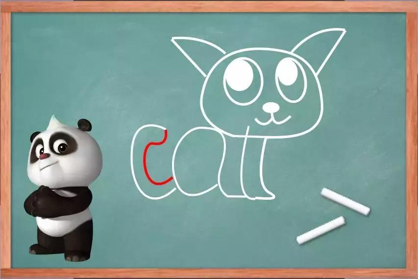 香蕉英语单词简笔画,食物的英语单词和简笔画