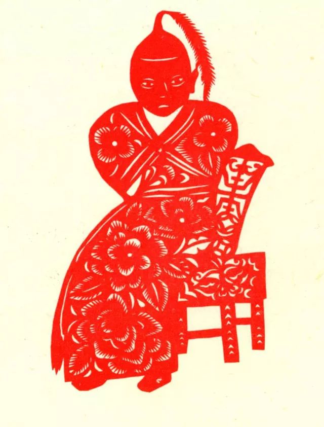 剪纸民间手艺,24幅民间吉祥剪纸图