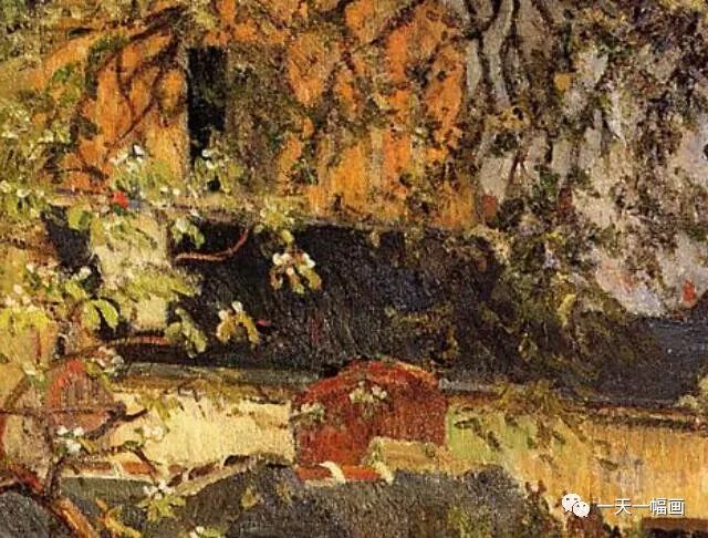 《鲁昂的春天》是高更经历变故暂居鲁昂思考人生的创作