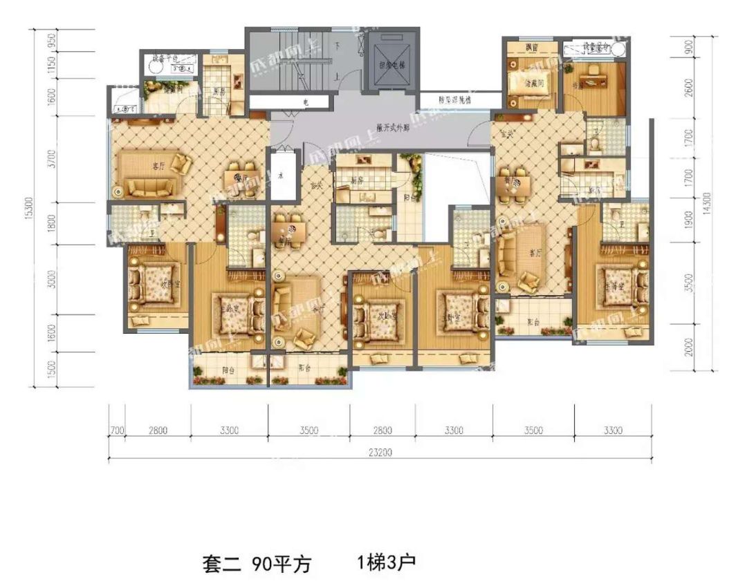 大源核心商务区,大源cbd核心区夜景