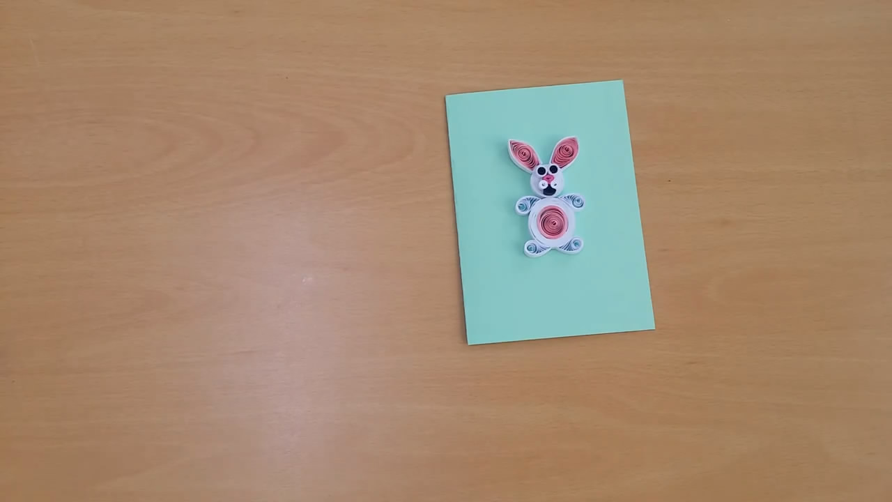 小兔子贺卡怎么做超级萌的那种,贺卡制作方法简单又漂亮的小兔子