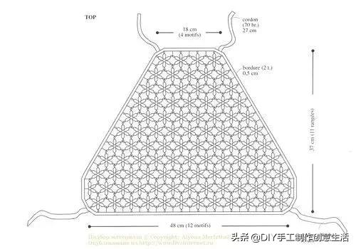 夏天来了，一定要钩一套给自己，有钩织教程