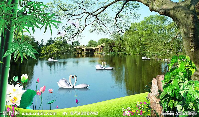 怡人的风景美景,湖南怡人园林