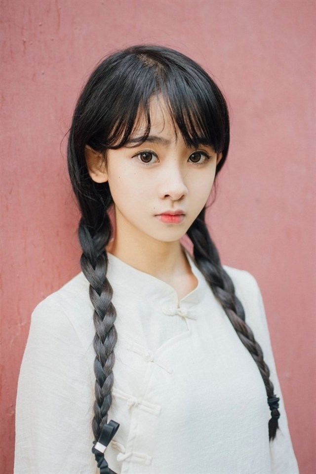 可爱萝莉裙粉色,旗袍可爱民国少女写真