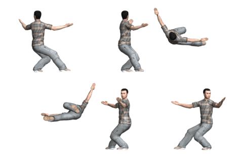 二十四式太极拳分解动作教学1-3式,太极24式3d动漫图解