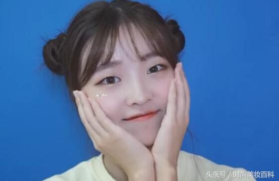 夏季少女甜美蜜桃妆,女神妆容高级写真