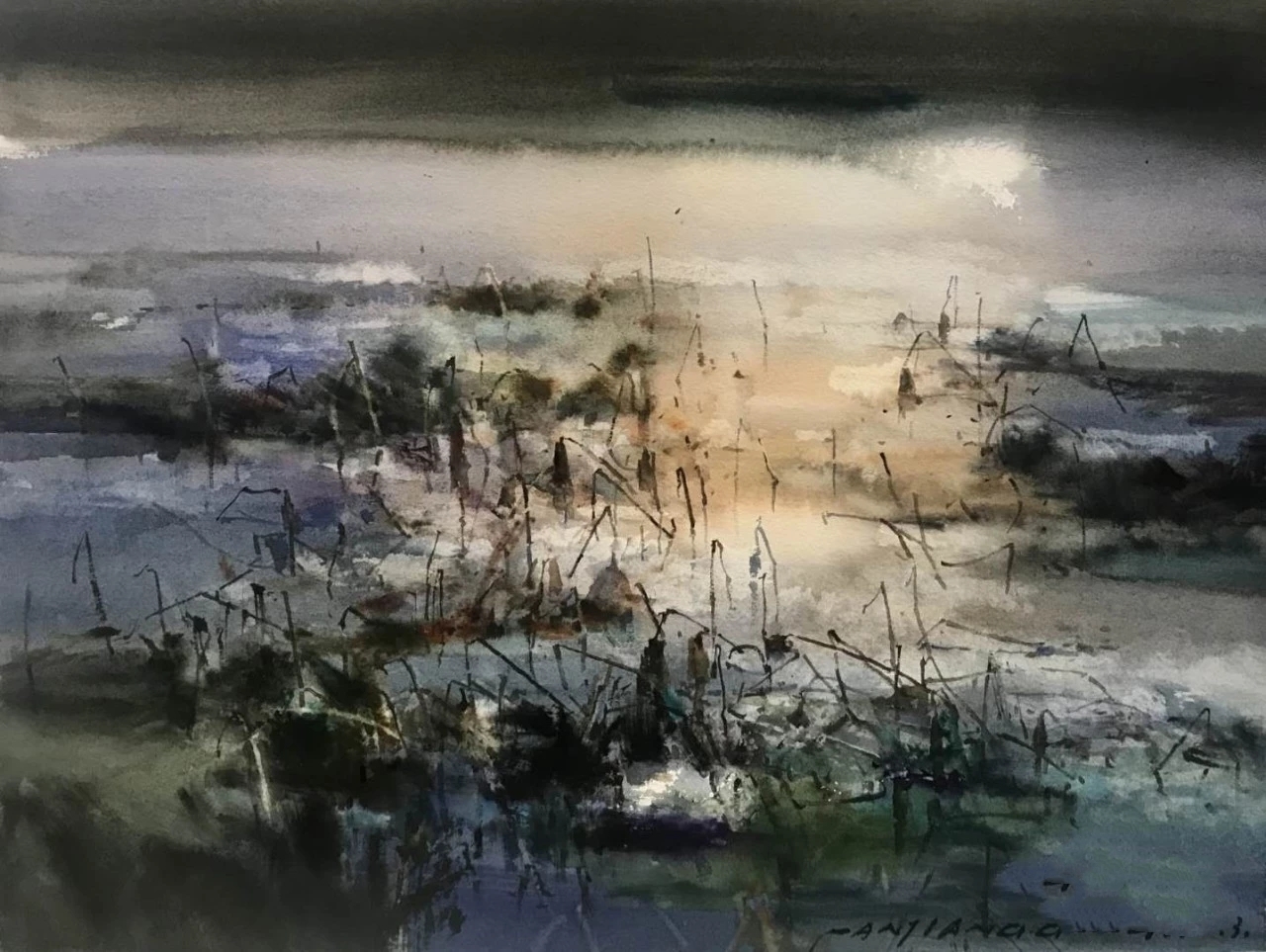 一组水彩,治愈型水彩作品