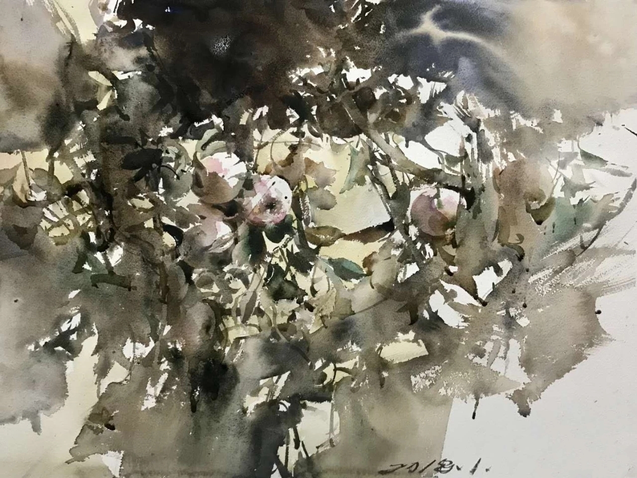 一组水彩,治愈型水彩作品