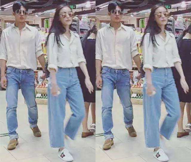 井柏然倪妮甜蜜情侣装,最喜欢哪位明星的穿搭风格