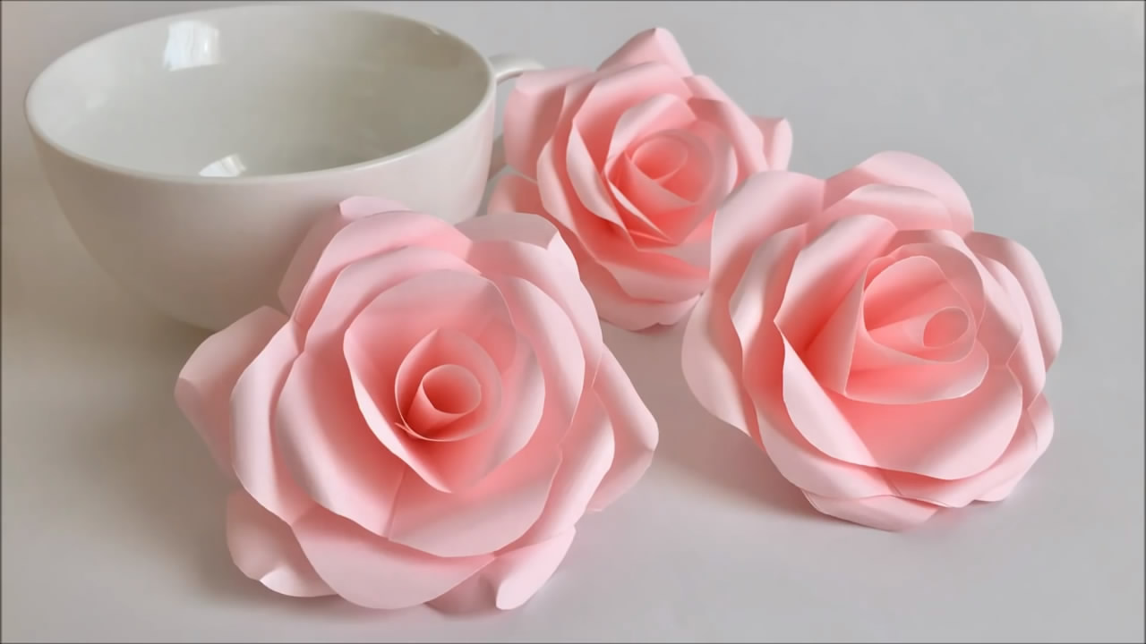 手工制作花朵玫瑰花简单好看,手工制作玫瑰花教程步骤图