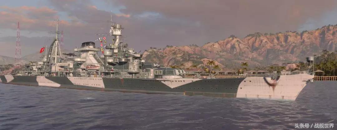 战舰世界最强八级德国战列舰,战舰世界德系巡洋舰罗恩