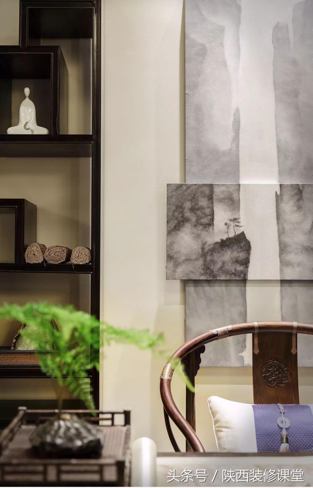 典雅新中式低调沉稳的禅意美学,高端住宅中式轻奢效果图