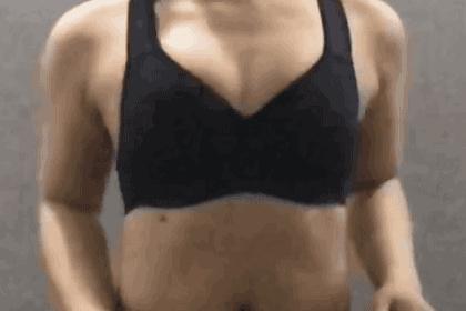 健身女性高级感内衣,健身美背内衣常规款