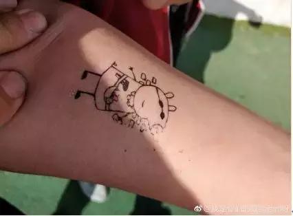 小猪佩奇可爱纹身大全,老传统小猪佩奇纹身