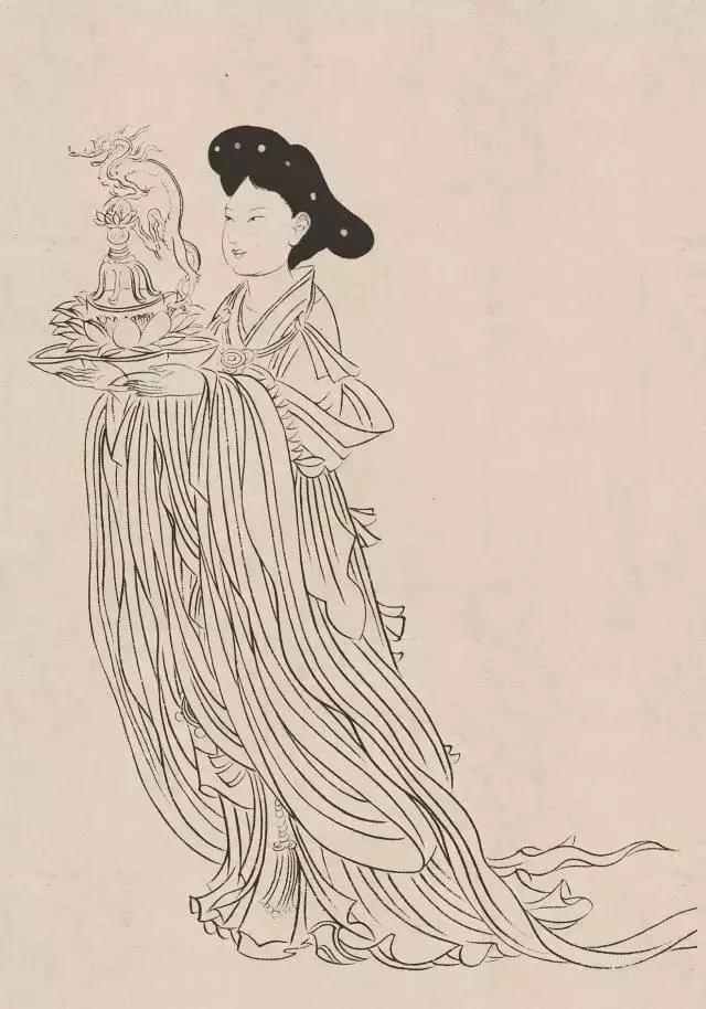 传统人物白描手稿,古代白描人物集锦