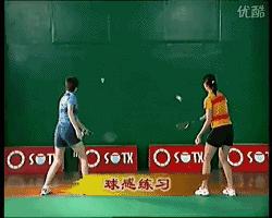 打羽毛球老输,打羽毛球老打到框