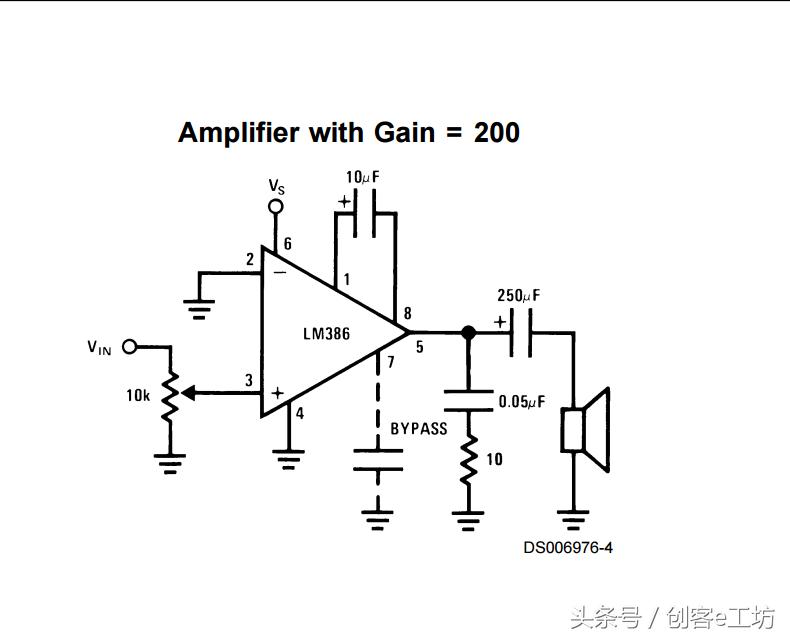 创客e工坊功放电路图教程,制作简易功放电路