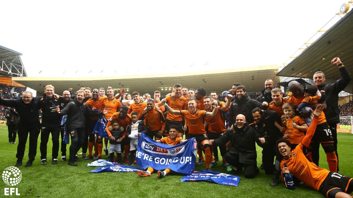 英冠43轮：狼队提前冲超，塞塞尼翁获两项大奖