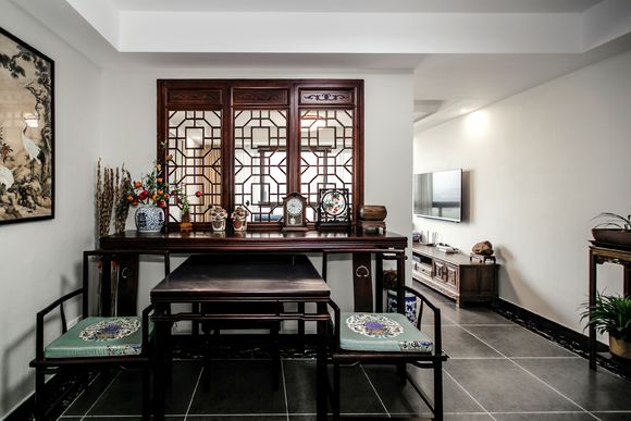 还是专业的拍的好看，新中式美家已入住2个月了，两个字完美！