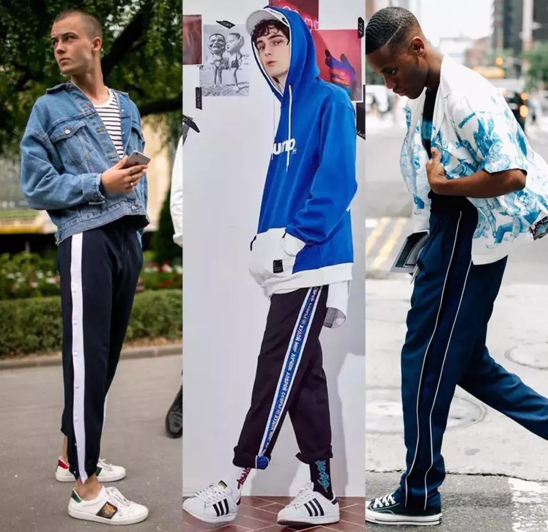 翻箱倒柜找出来的侧边条纹裤，却不知道怎么穿？