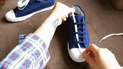 鞋带怎么穿不用系又好看,让鞋子颜值翻倍的5种鞋带系法
