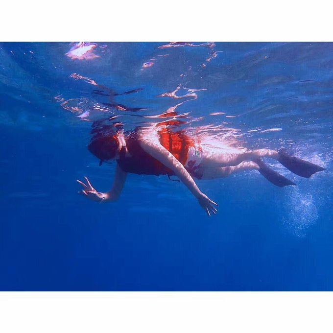 看我这发型酷不酷｜我觉得很可爱啊！帕劳潜水超级赞！