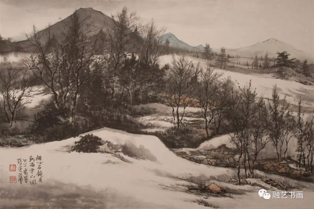 山水画张建华,山水画张建华作品