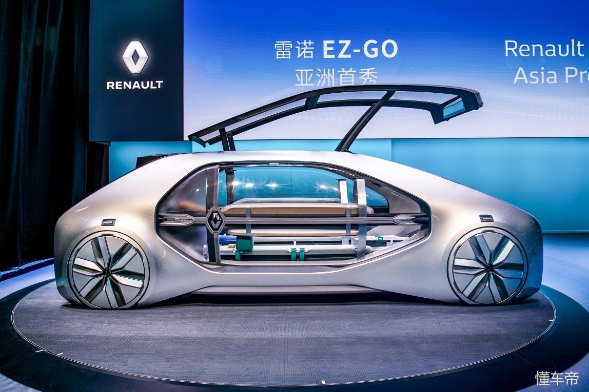 雷诺ez-go概念车发布,雷诺ezgo车展视频
