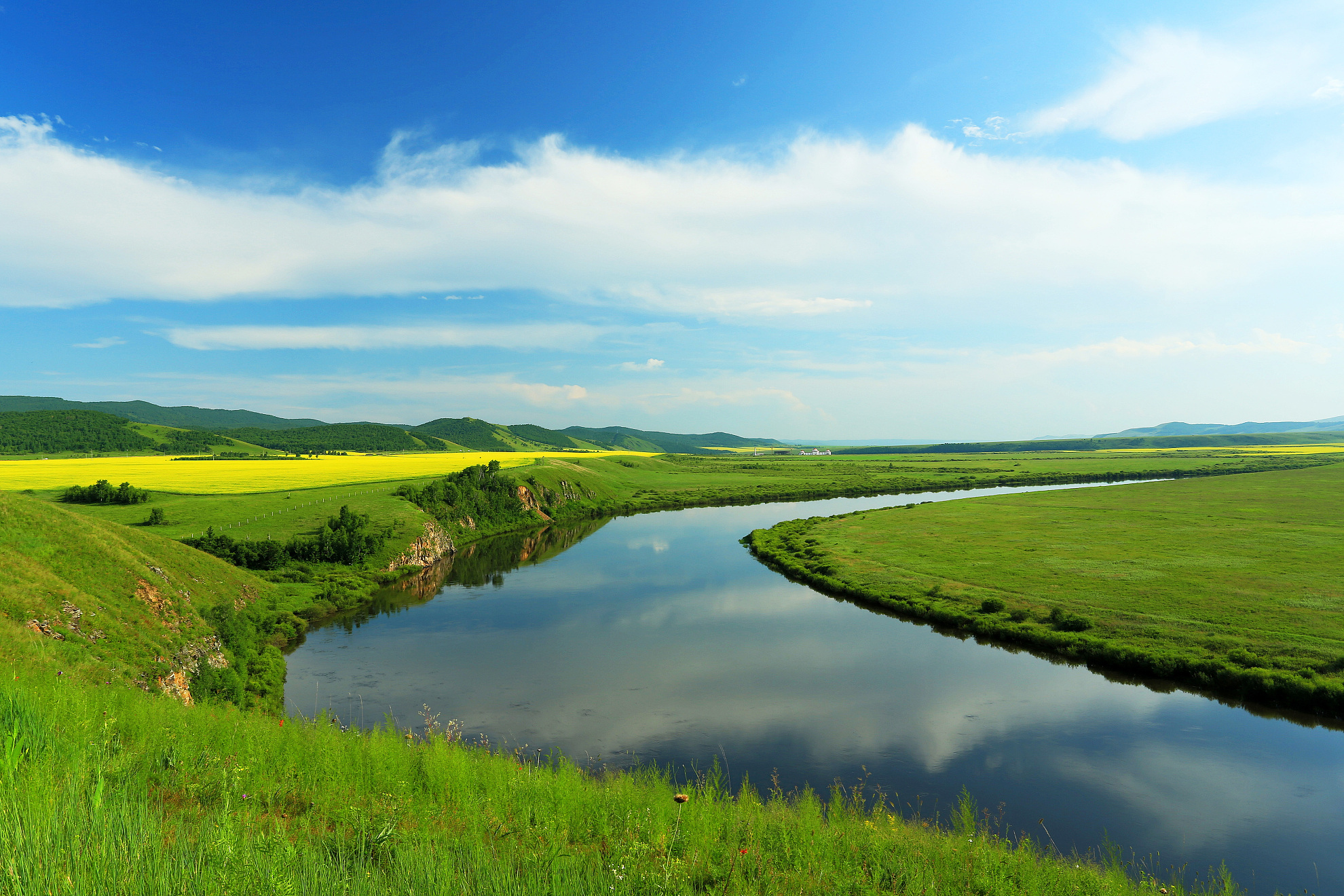 呼伦贝尔大草原中俄边界线风景区,呼伦贝尔大草原跟团游一日游