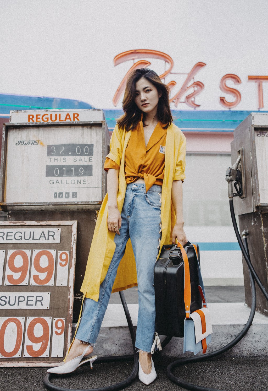 v字领搭配什么假领好看,v字领太长怎么搭